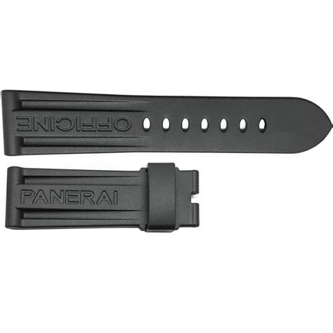 panerai rubber strap original|authentic panerai watch straps.